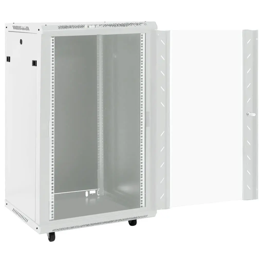 Gabinete de red 18U con patas giratorias - Rack IP20 de 19 pulgadas, dimensiones: 23,6x23. para X3 9,4 cm