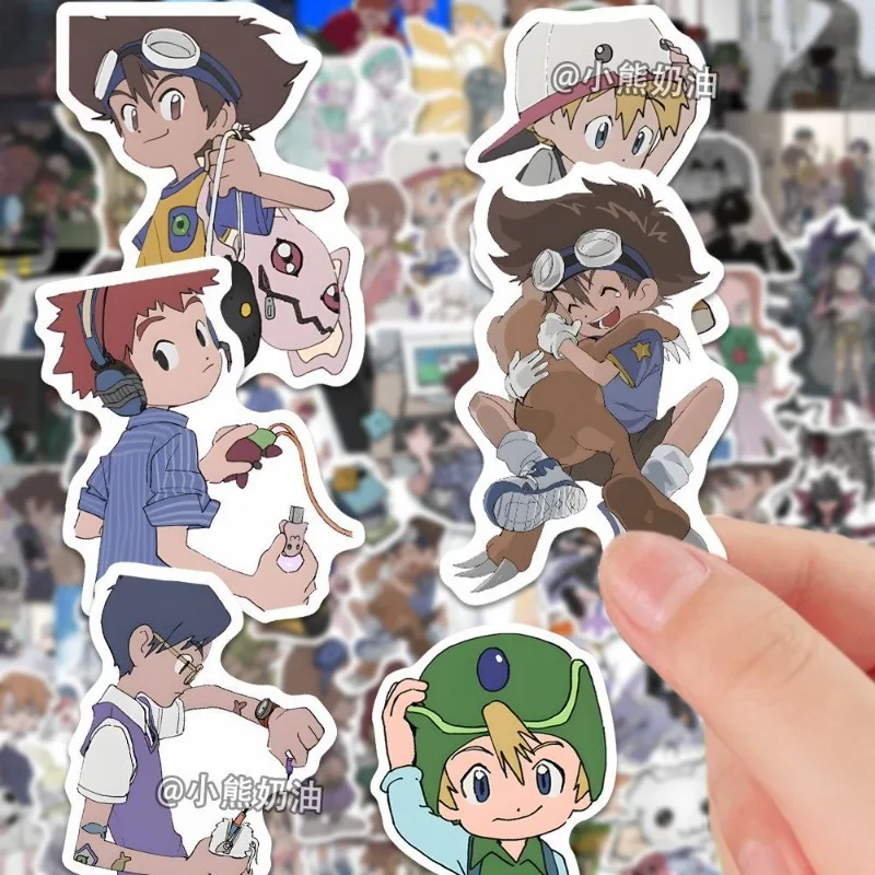 Digimon Adventure High-looking Sticker Suitcase Mobile Phone Case Laptop Skateboard Guitar Refrigerator DIY Waterproof Sticker