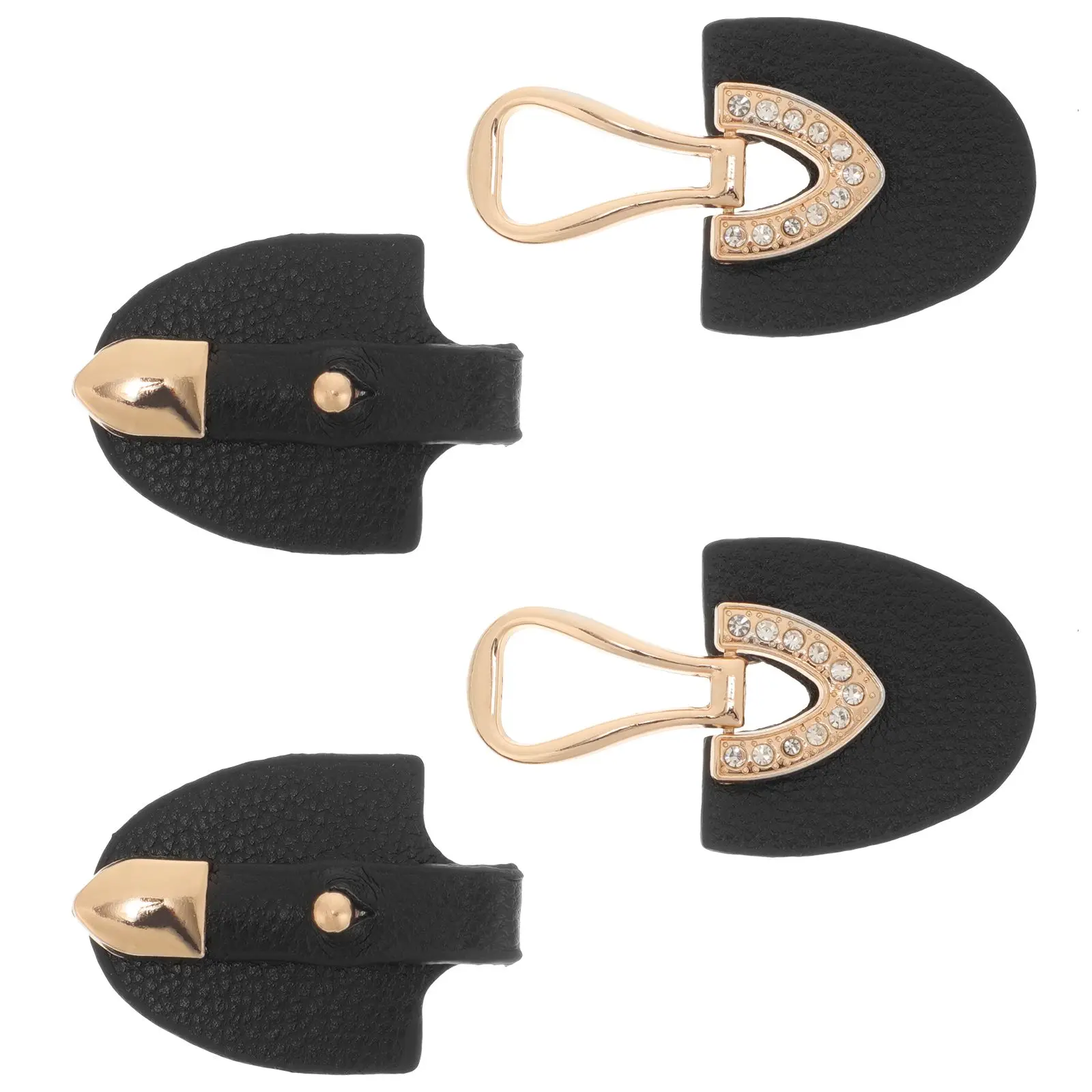 Fivela de alternância de metal preto para jaquetas, fechos de fechamento diy, rebites de vestuário, botões de cintura da moda, fechos de cinto de vestido