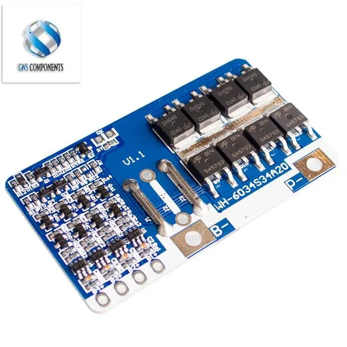 

4S 20A 14.8V li-ion BMS PCM battery protection board bms pcm for lithium LicoO2 Limn2O4 18650 li battery