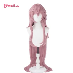 L-E-Mail Perücke Kunst haar Witchh Gothic Halloween Cosplay Perücke lange rosa Farbe Megurin Luka X Rascal hitze beständige Perücke