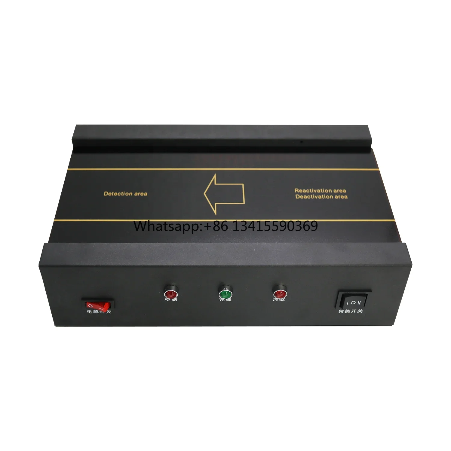 

Factory Supply ABS Black EM 1kHz Soft Stripe Detection Deactivation Reactivation 3 in 1 for Library Anti-theft