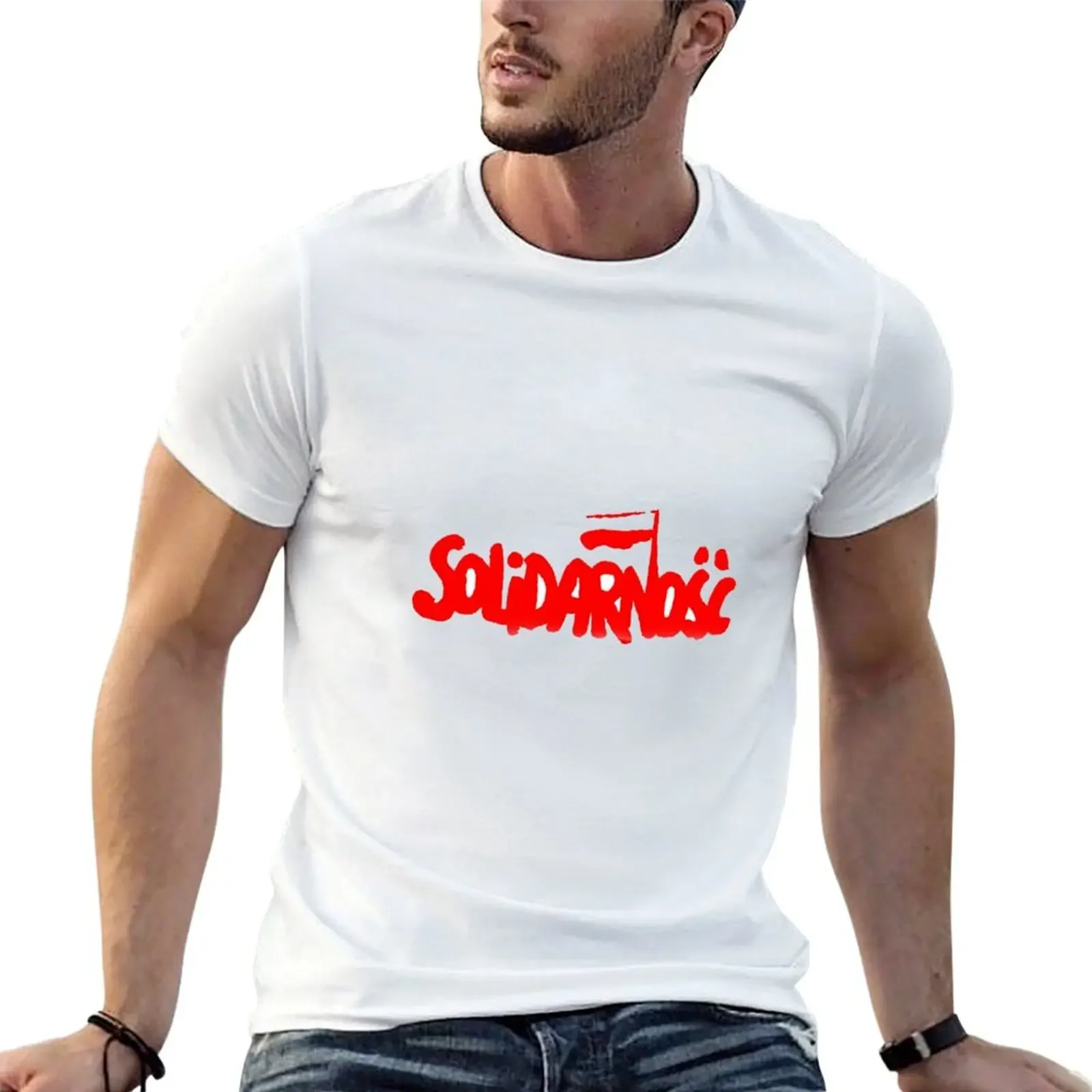 

Solidarnosc (Solidarity) T-Shirt sweat vintage t shirts mens t shirts top quality