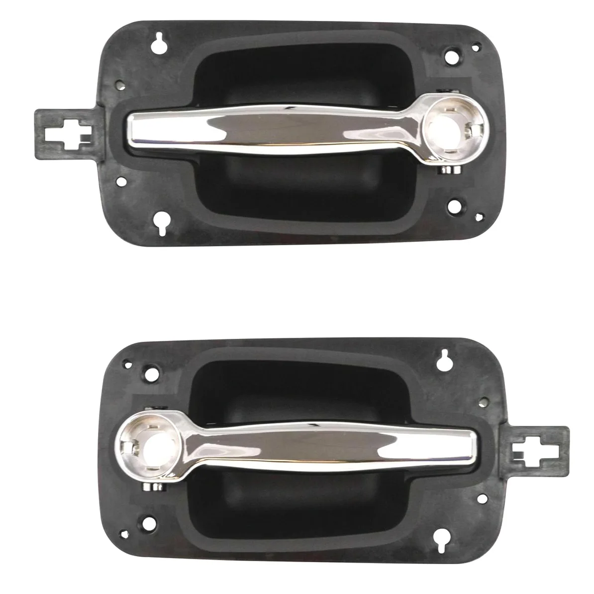 Exterior Door Handles Chrome Black Left Right for International Prostar 2594003C1 2594006C1 16915575 760-5106