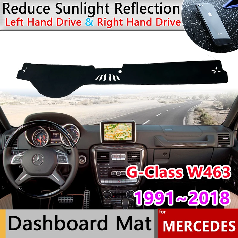 

for Mercedes Benz G-Class W463 200 230 300 320 500 1991~2018 Liner Mat Dashboard Cover Pad Sunshade Dashmat Carpet Accessories
