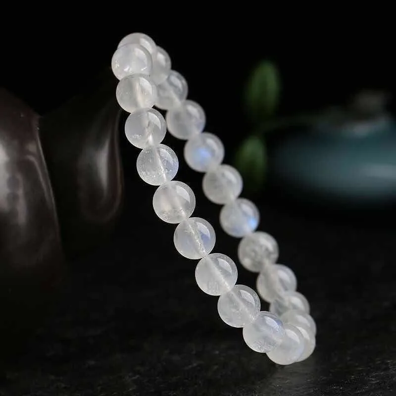 Cream Body Moonlight Stone Bracelet Female Pull Long Stone Bracelet Gift Female