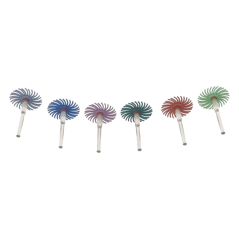 Bristle Disc Kit with Shank 60PCS 1 Inch Radial Bristle Disc Wheel Brushes Abrasive Brush Rotary Tool