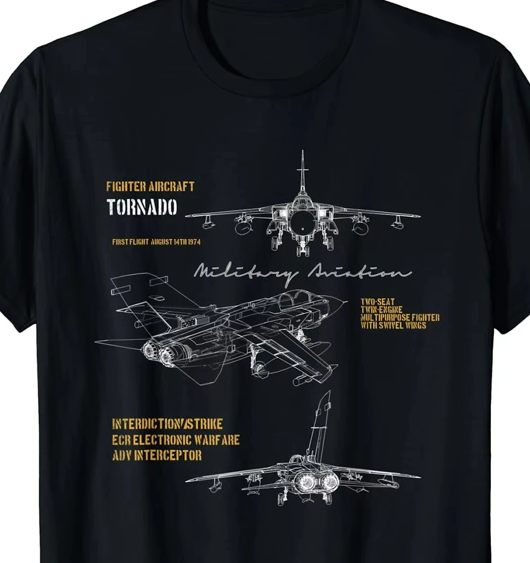 Tornado Air Force Jet Fighter Men T-Shirt Short Sleeve Casual Cotton O-Neck Summer Shirts