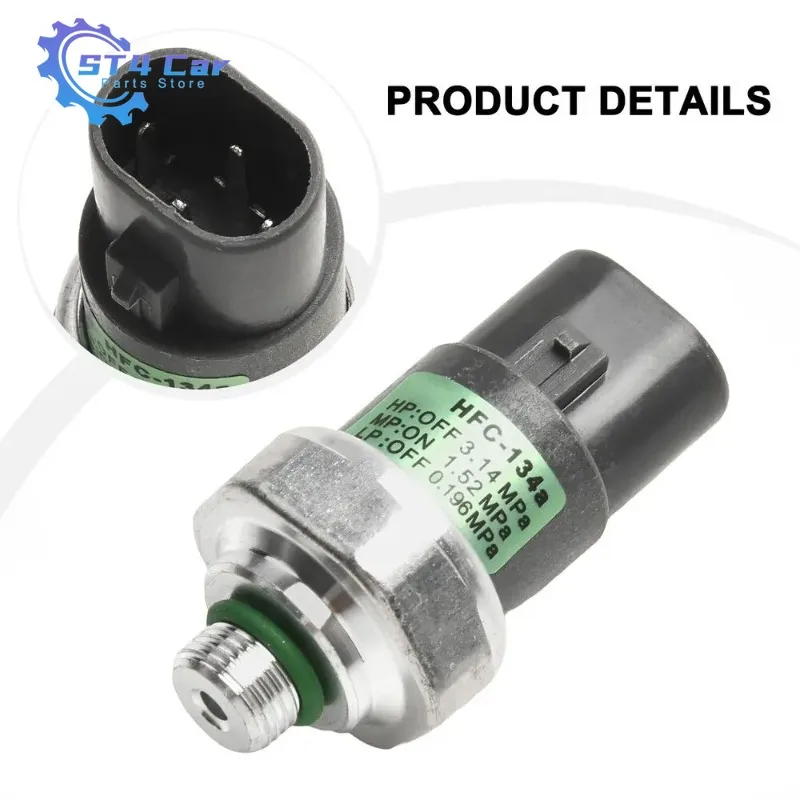 Sensor de Pressão de Ar Condicionado A/C de 4 Pinos 88645-60030 para Toyota Corolla, Land Cruiser, Matrix, RAV4, Sienna, Lexus 8864560030