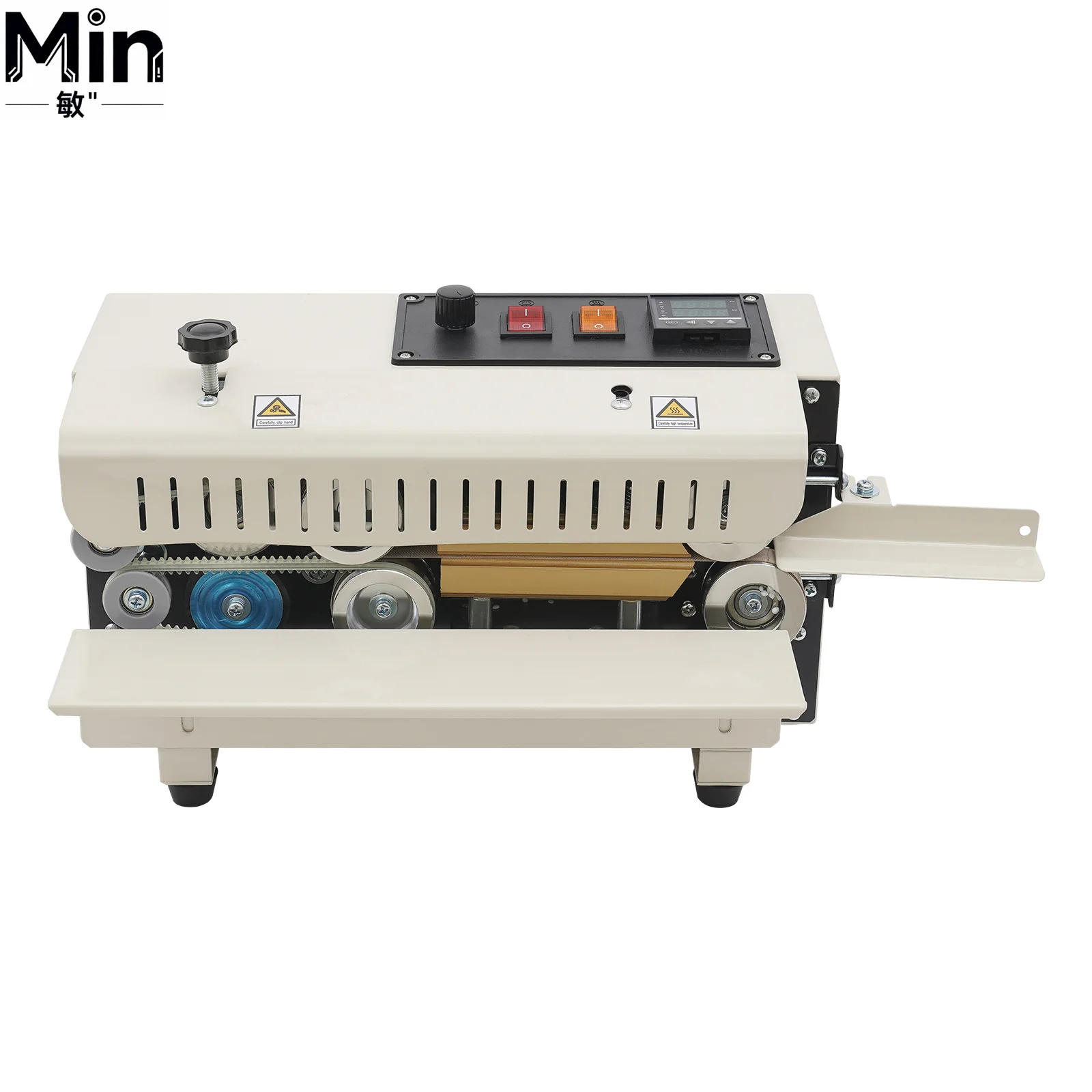 Adjustable Automatic Continuous Horizontal Band Heat Sealing Machine for Plastic Vacuum Bag Sealing Packaging
