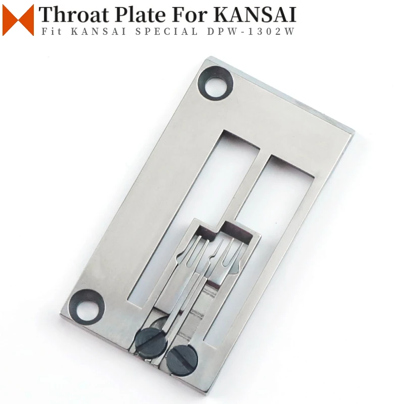 14-301 Throat Plate Fit For Kansai Special DPW-1302W Flatlock Coverstitch Sewing Machine Parts High Quality Needle Plate