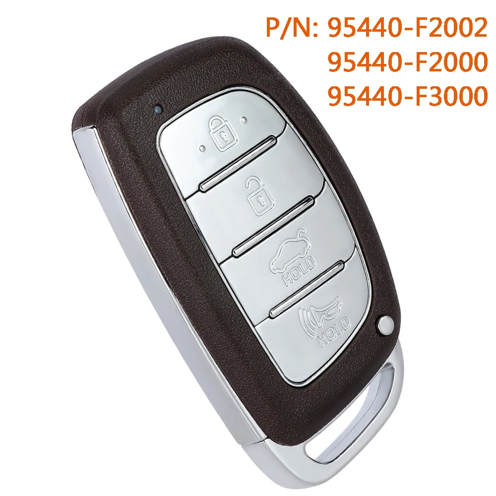 

KEYECU 95440-F2002 95440-F2000 95440-F3000 для Hyundai Elantra 2016 2017 2018 2019 2020 умный пульт дистанционного управления CQOFD00120 434 МГц