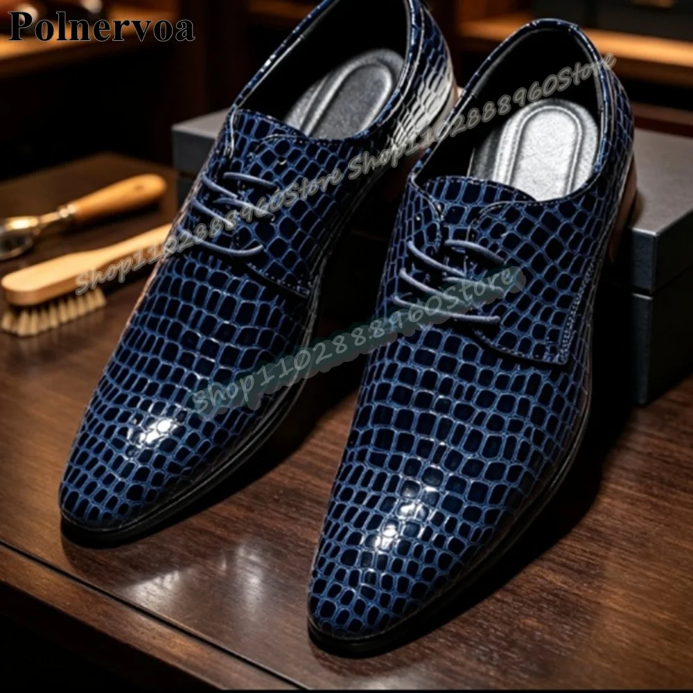 Business Black Snake Skin Leather Cross Tied Men Pumps Dress Flats Party Shoes For Men Slip On Runway 2026 Fashion Men Slippers - view 3