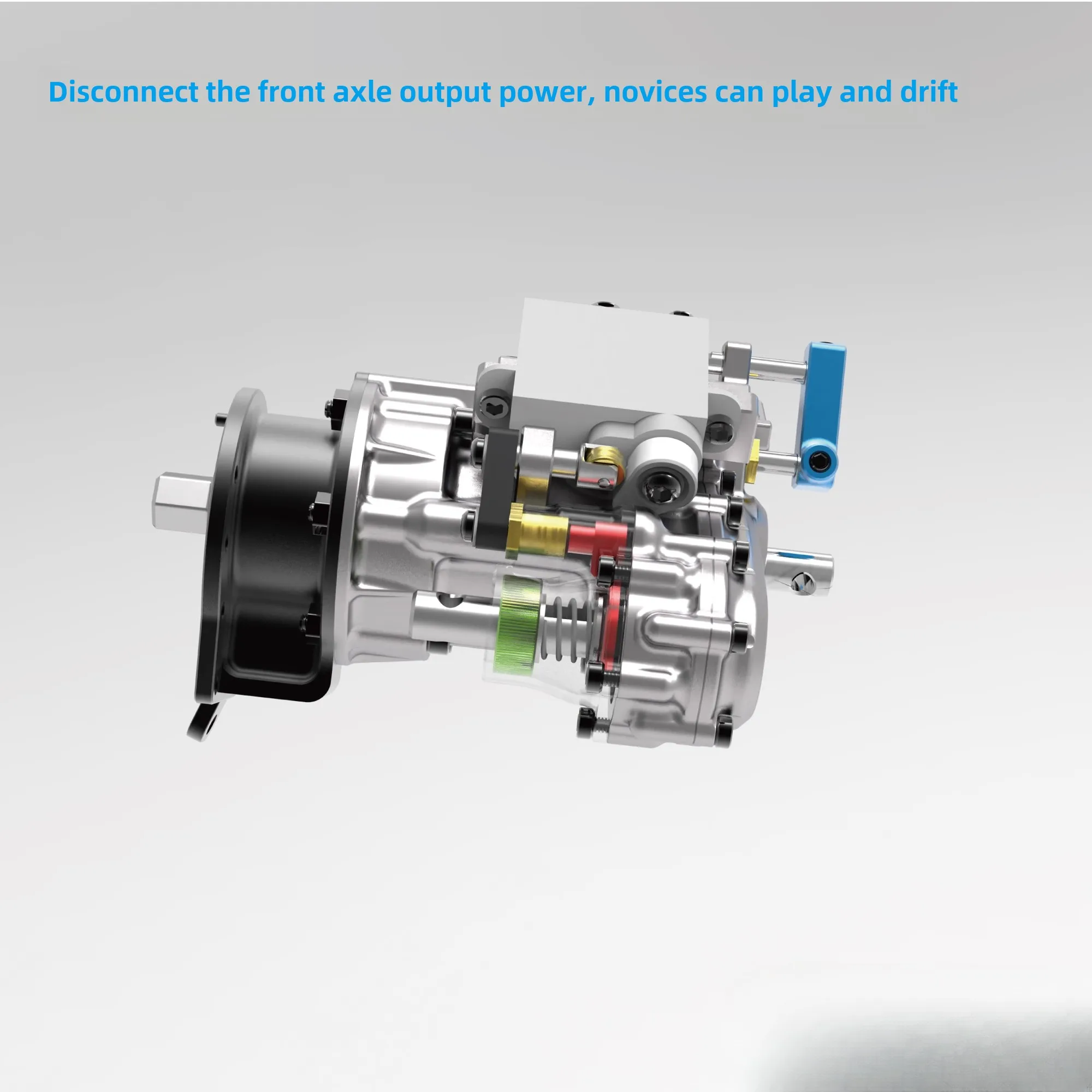 TWOLF M715 Full Metal Transfer Case Mini High Torque Gearbox High and Low Speed Rear Wheel Drive and Four-wheel Drive Switching