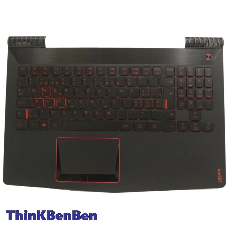 

SWS Swiss Black Keyboard Upper Case Palmrest Shell Cover For Lenovo Legion Y520 15 R720 15IKBN 15IKBA 5CB0N00252