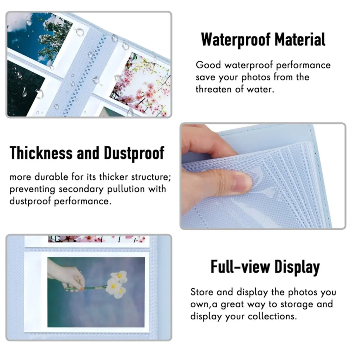 Portable Camera Bag for 12 11 for Film Camera Case 108 Pockets 3 Inch Film Photo Album Book C