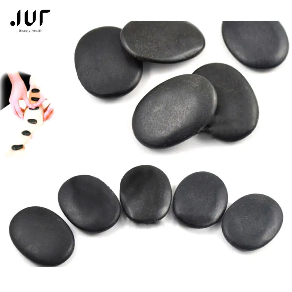 Wholesale 7Pcs/Set Safety Lava Natural 3*4cm Stones Energy Massage Hot Spa Rock Basalt Stones New Arrival