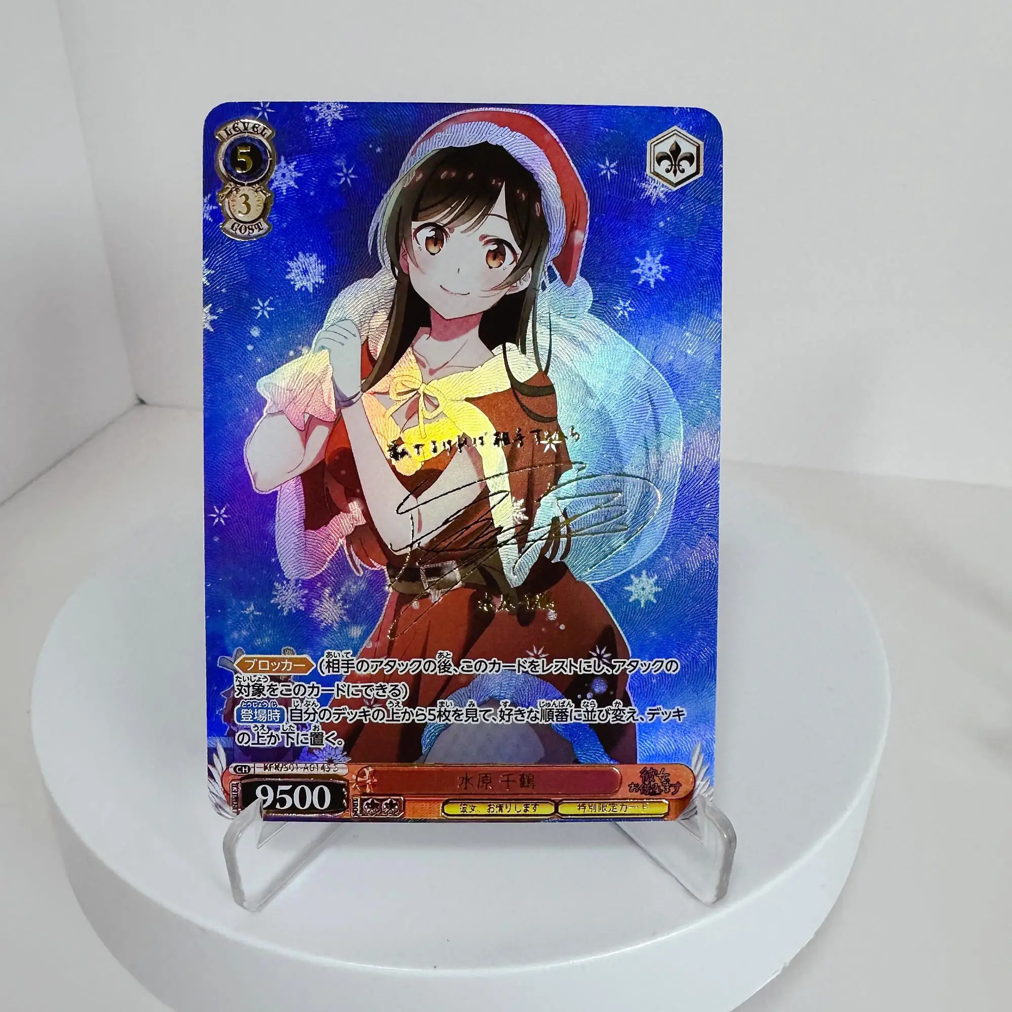 4 Models Diy Self Made Rent A Girlfriend Collection Card Refraction Color Flash Ichinose Chizuru Anime Cards Gift Toys