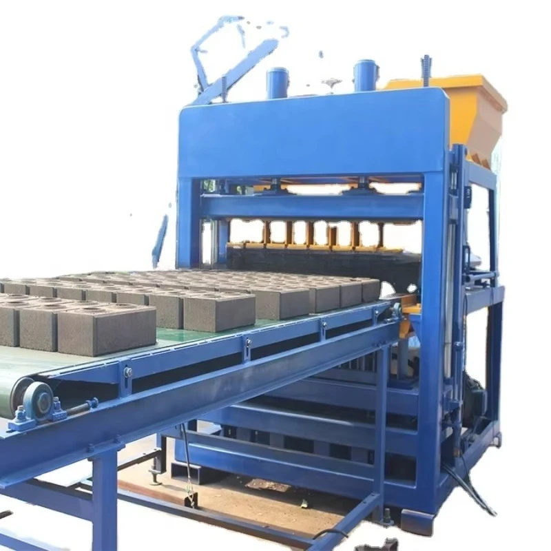 Professional YG8-10 Automatic Hydraulic Interlocking Brick Machine: 21MPa High Output Pallet-free Soil Block Making Equipment