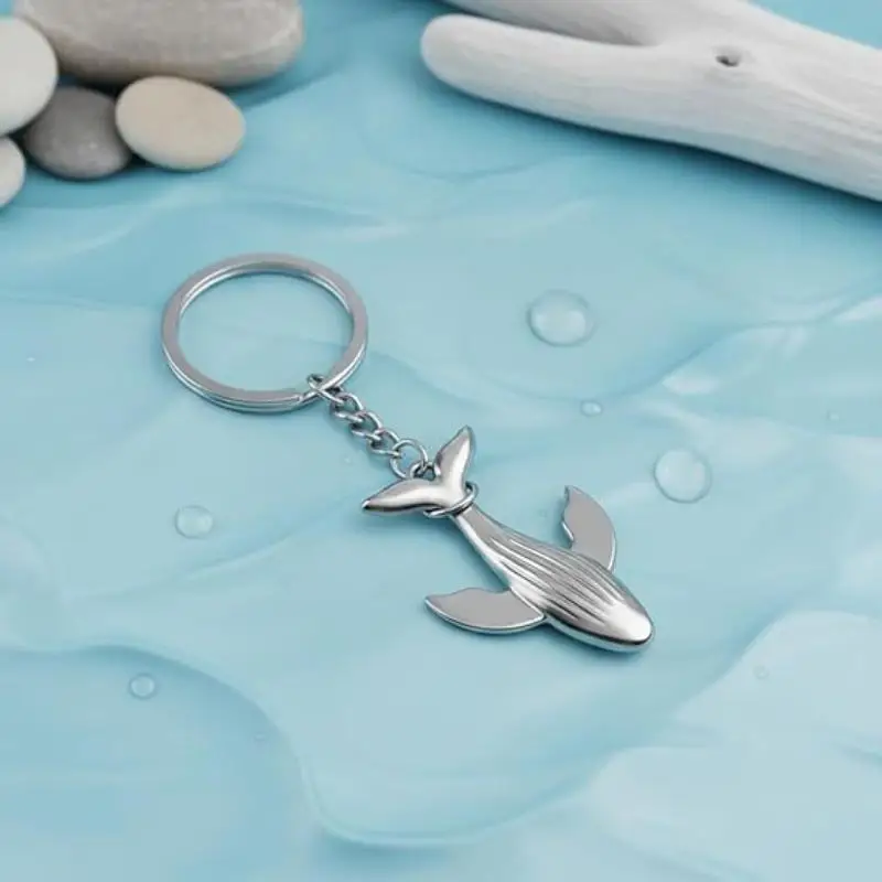 Beliebter Wal-Autoschlüsselanhänger, Kreativer Paar-Taschen-Schlüsselhalter-Anhänger, Entzückendes Kleines Geschenk für Jubiläen – Detail 5
