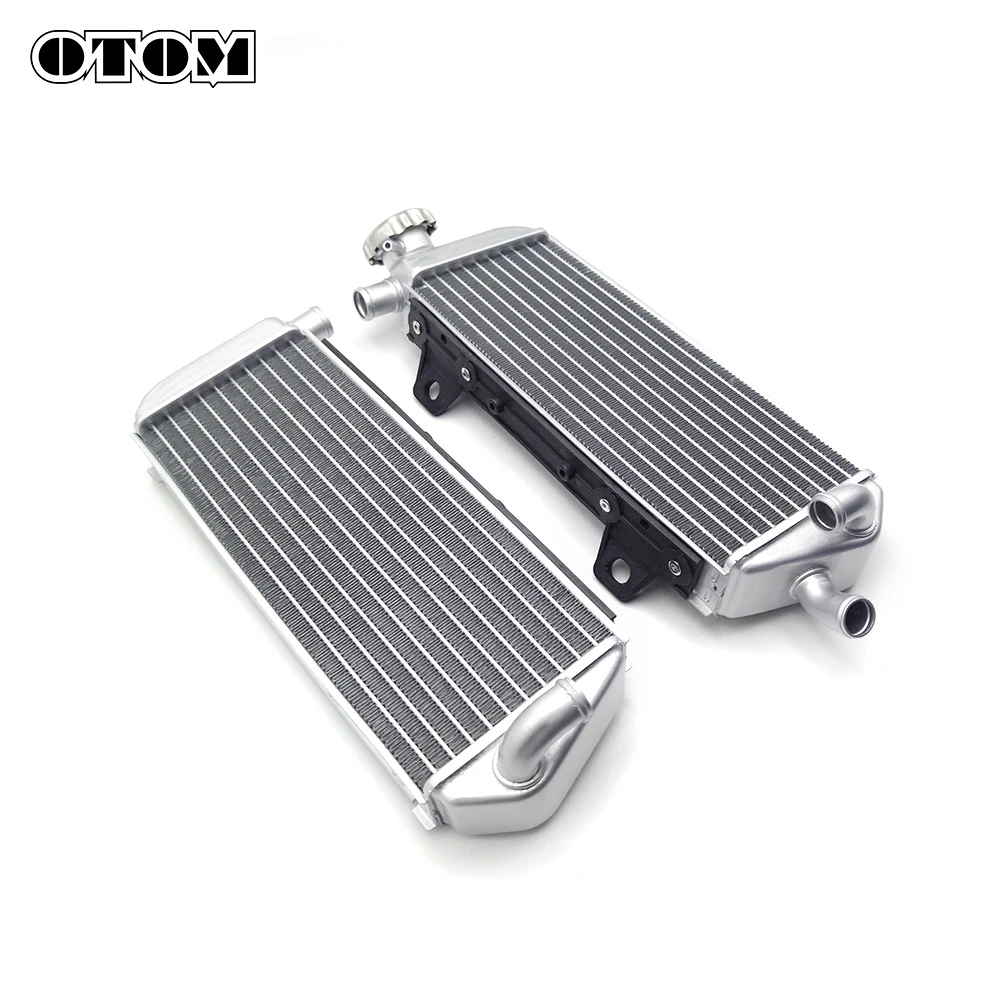 OTOM-Radiador de motocicleta para KTM SX XCW TPI XC EXC TC TE TX MC EC 125 150 250 300, Enfriador de tanque de agua de aluminio izquierdo y derecho