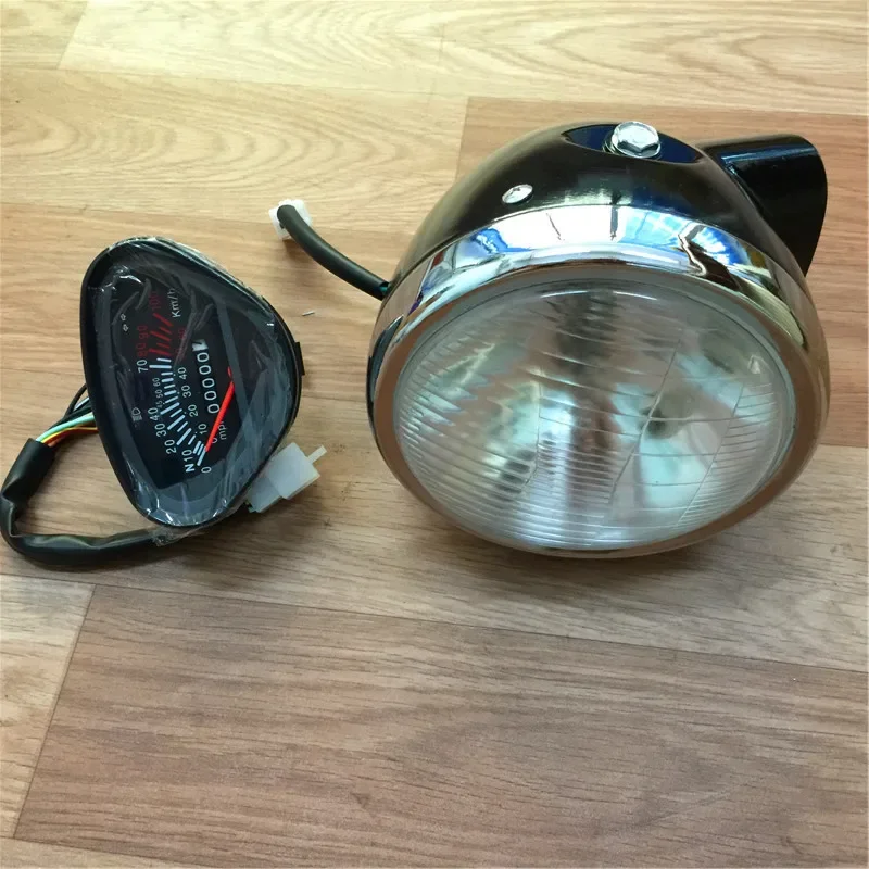 STARPAD For ways for jincheng 70 / DAX giraffe/jialing 70 modified metal shell after black headlight assembly Black shell