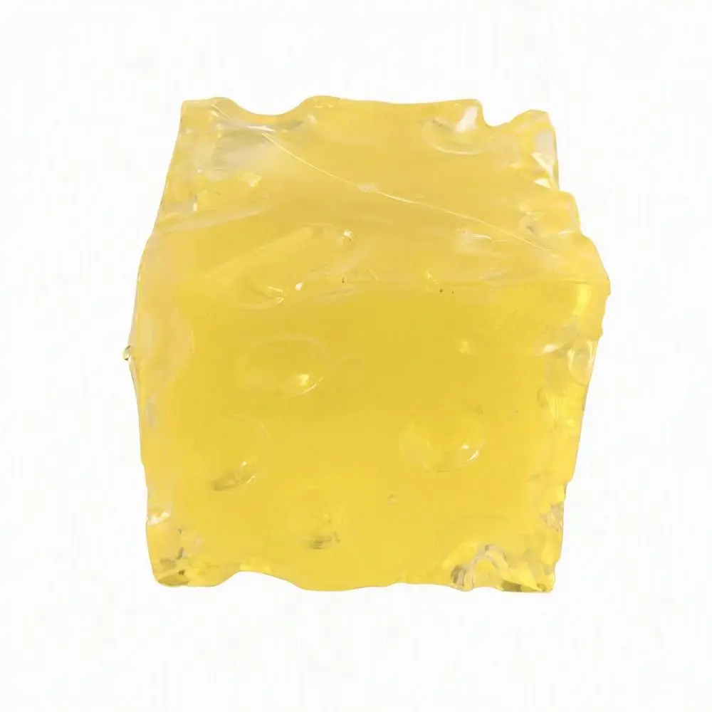 Novelty Triangle Cheese Squishy Non-Bounce Moldable Cheese Cube Ball Super Soft Square Sensory Fidget Ball Children Gifts