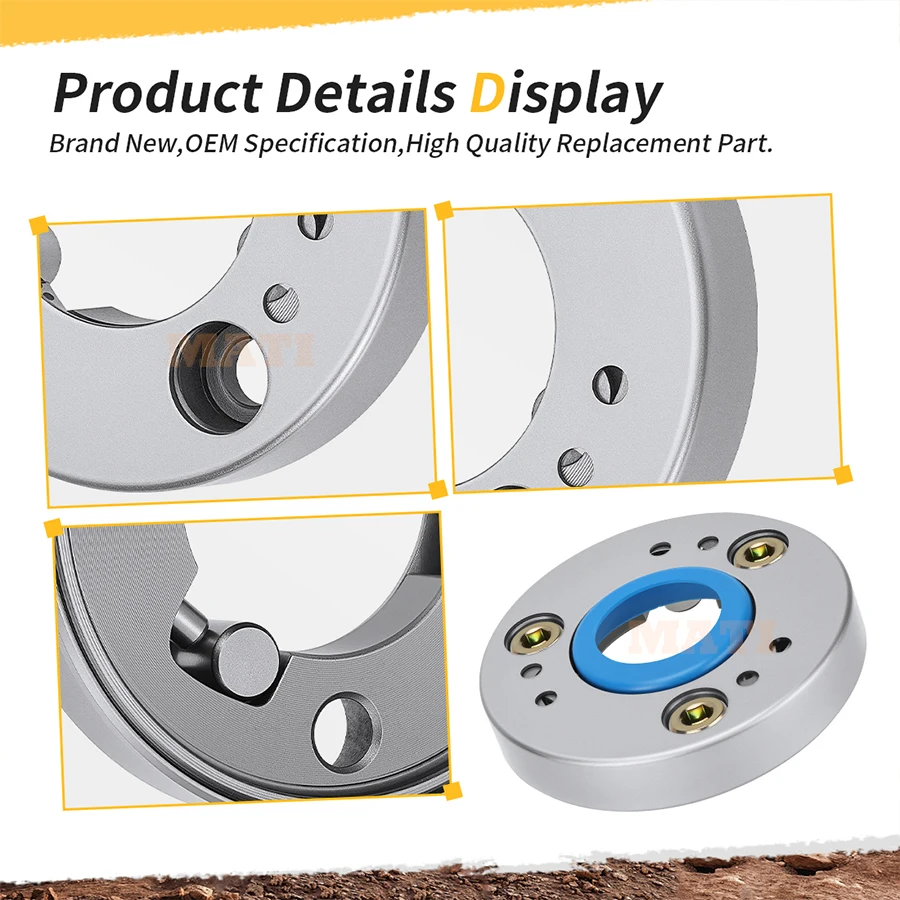 M MATI Starter Clutch One Way Bearing Gasket Bolts Kit for Kawasaki Bayou 220 250 KLF220 KLF250 1988-2011 13193-1002 11060-1649