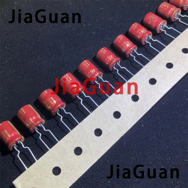 10pcs NEW ELNA ROA 47UF 16V Cerafine 16V47UF 8X11.5MM Red robe 16V47UF audio electrolytic capacitor 47UF/16V