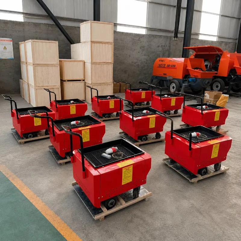 Customized Electric Screw Type Concrete Pump Compact Cement Mortar Pumping Equipment