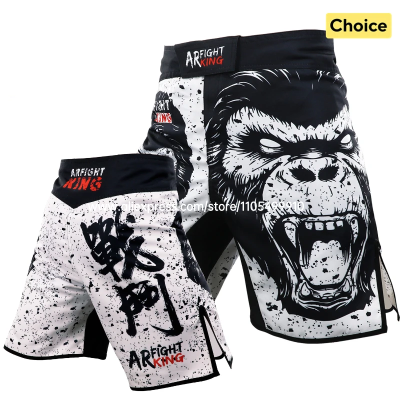 MMA Shorts Grappling Fight Shorts BJJ Jiu-Jitsu Martial Arts Gym Sports Fitness Training Wear Men Women Kickboxing Boxing Pants