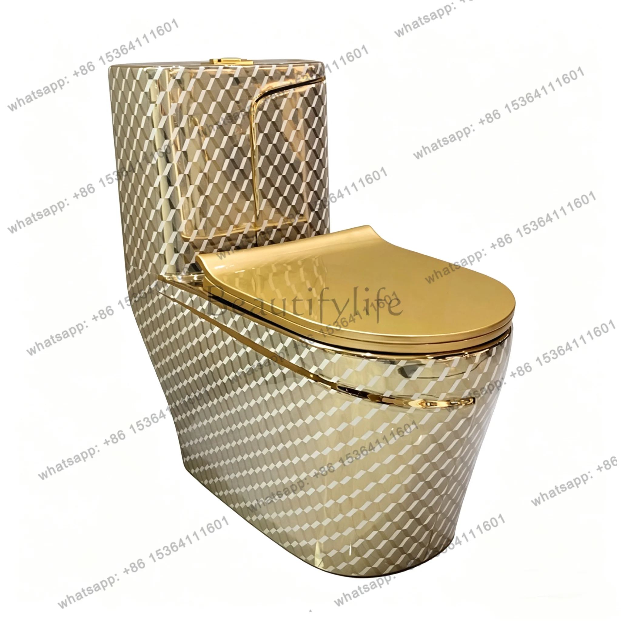 European retro toilet creative toilet bathroom silent large diameter