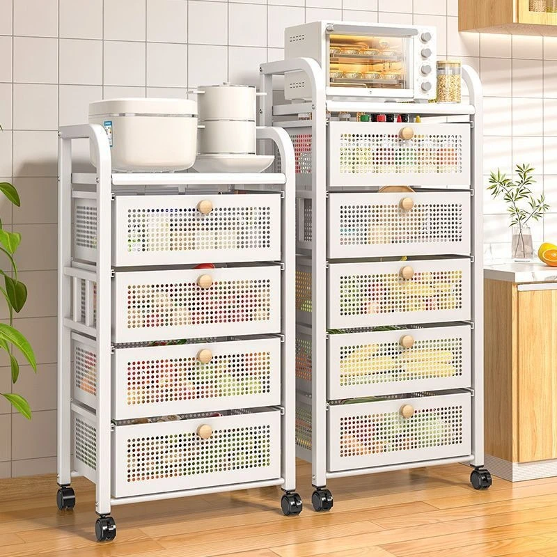

Kitchen, vegetable basket, rack, multi-layer, floor, removable