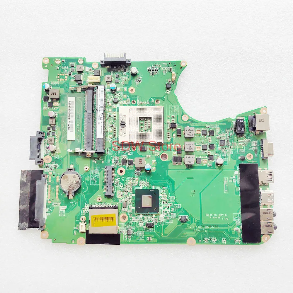 DA0BLBMB6F0 A000080670 For Toshiba Satellite L750 L755 Laptop Mtherboard  HM65 DDR3 Mainboard 100% Tested Fully Work