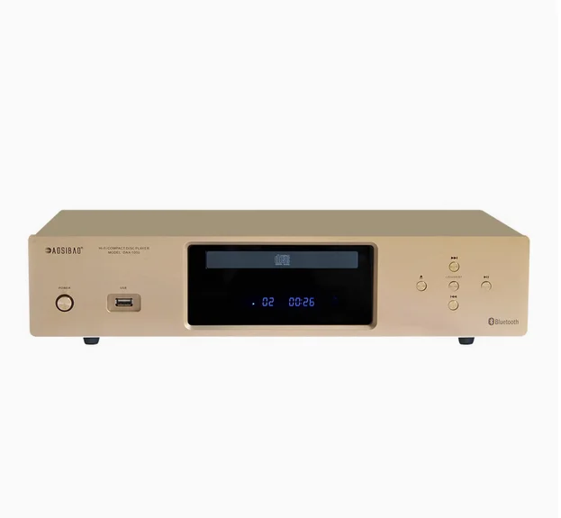 Lettore CD HIFI senza perdita Bluetooth 5.0 OPA1612 Amplificatore operazionale DTS Lettore musicale CD 24 bit 192KHz Decodifica uscite XLR