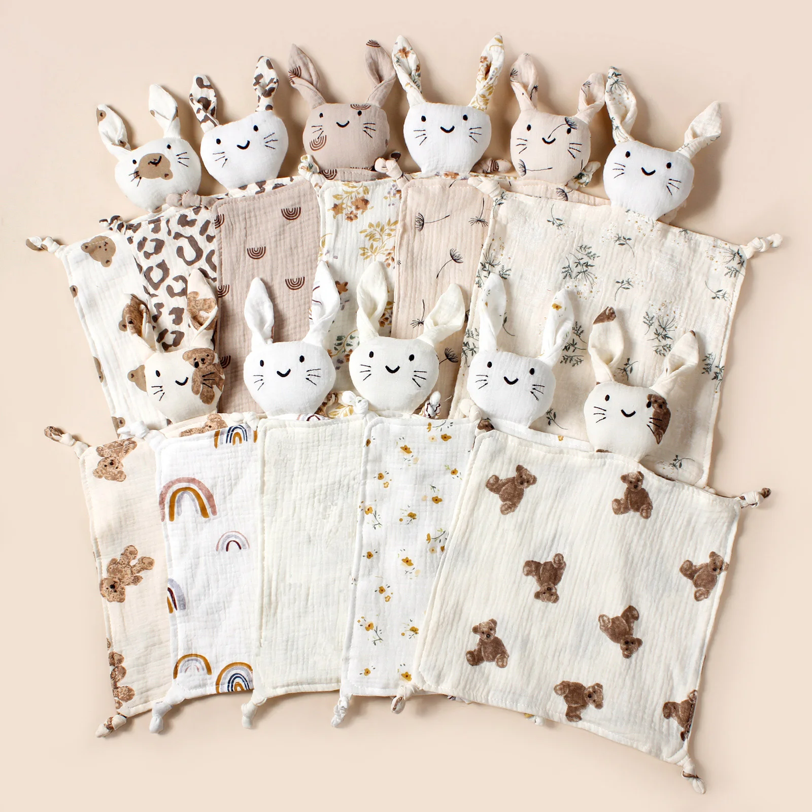 Neue Design Mode Neugeborenen Baby Decke Baumwolle Musselin Druck Katze Gesicht Speichel Handtuch Für Kinder Kinder Schlaf Tröstlich Schal – Detail 1