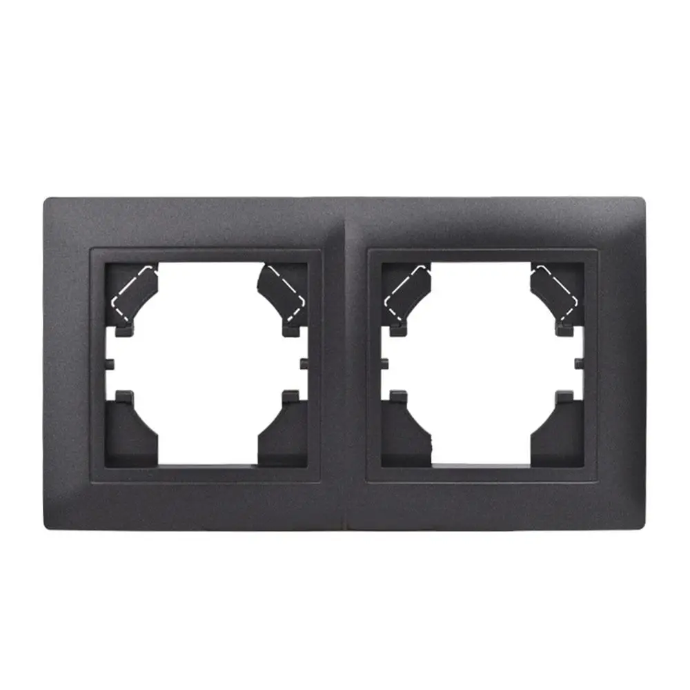 1Pcs 220V 16A 250V Modular Sockets And Switches PC Panel RJ45 TV Panel Wall Switch Dual USB Fast Charge Wall Power Socket Switch