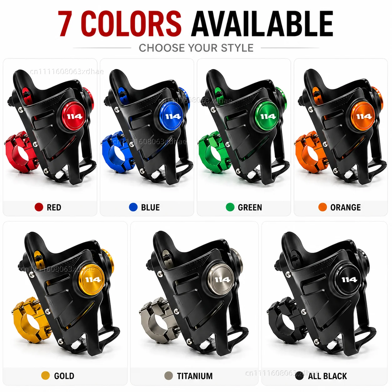 Motorcycle Water Bottle Holder For Harley Softail Fat Boy 114 FLFB Coffee Beverage Tea Cup Support Modification Accessories view 6