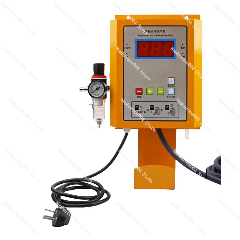 Automatic Auto Tire Shop Inflator Pump Auto Repair Shop Wall Tire Digital Display Air Injection Machine Air Filler