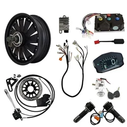 3000W 72V 12inch Wheel Hub Motor Complete Conversion Kits With Regenerative Braking (Max. Speed 70kph)