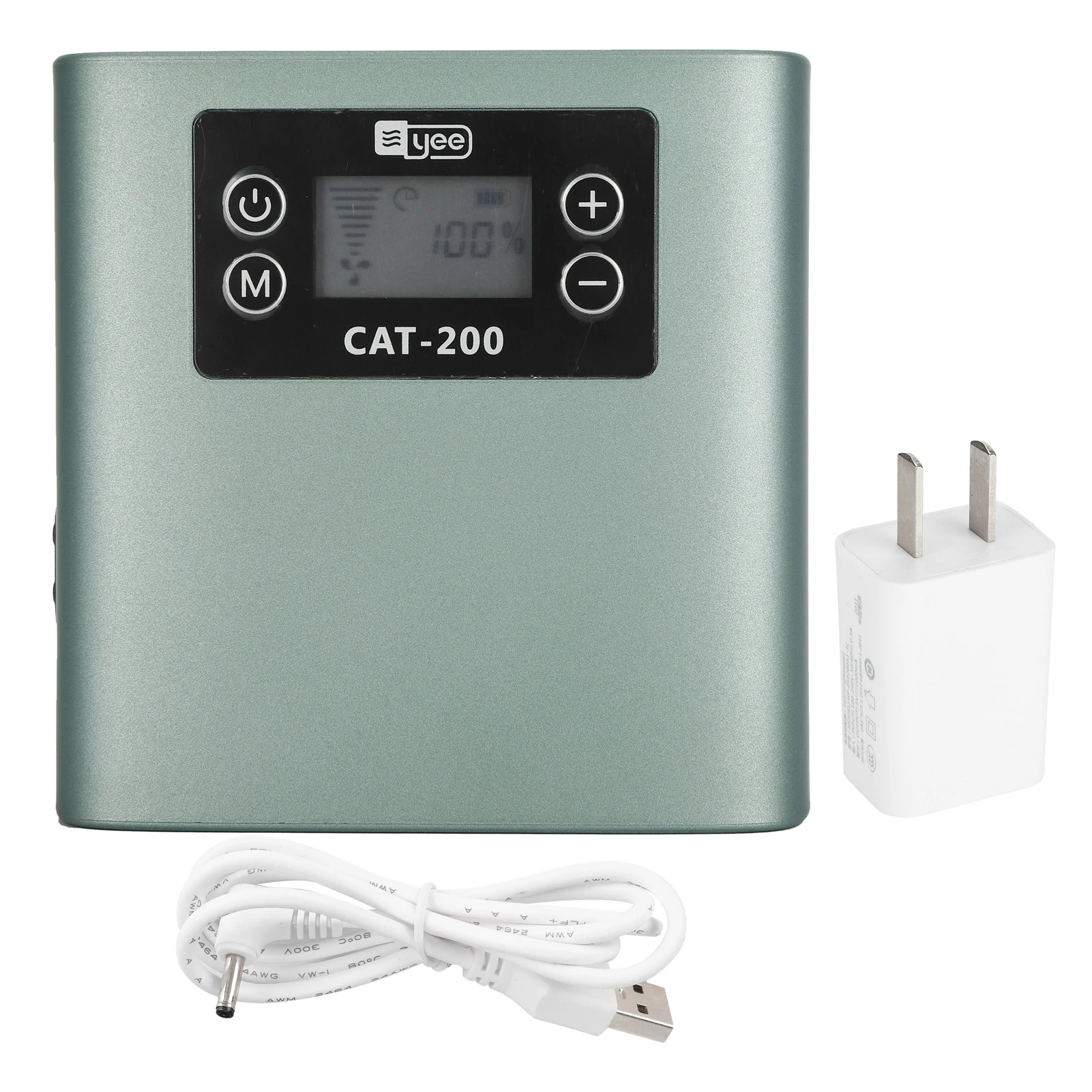 Aquarium Air Pump US Plug 100‑24V CAT‑200 Portable USB Oxygen Pump Outdoor Aquarium Fish  Air Pump Portable USB Air Pump