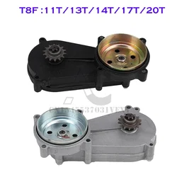 T8F 11T/13T/14T/17T/20T transmission gearbox for 47CC 49CC 2-stroke 4-stroke engine clutch Mini pocket bike