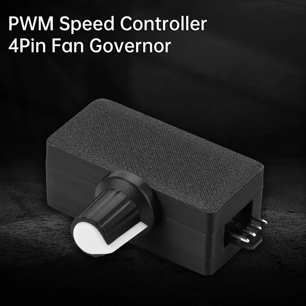 PWM Fan Governador Controlador de velocidade, USB Tipo-C Fonte de Alimentação, DIY Watercooling Cooler, Built-In DC Boost Circuit, 4Pin, 12V