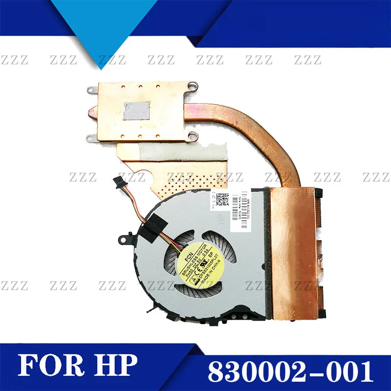 ZZ For HP ENVY 15T 15-AE 17 Notebook Radiator Copper Tube Fan 830002-001