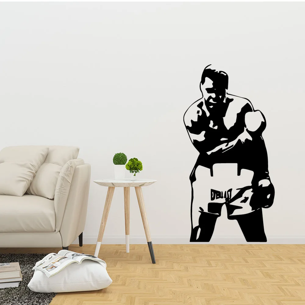 Boxing Wall Sticker Removable Wall Stickers Diy Wallpaper For Living Room Kids Room Wall Art MURAL Drop Shipping