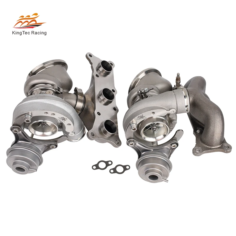 Billet Twin Turbo N54 Bolt On Racing Turbocharger Assy For BMW E90 E91 335i 135i 535i F01 N54B30 Engine Tuning Parts view 6