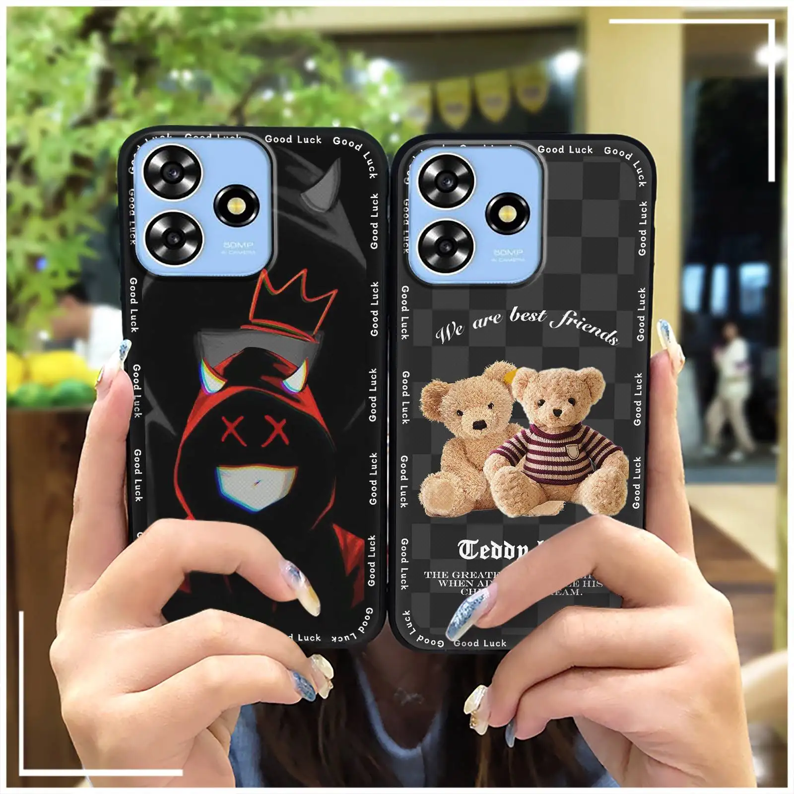 Waterproof Cute Phone Case For ZTE Blade A73 4G/V50 Smart/V50 Design 4G/Axon50Lite TPU Phone Pouch Full wrap Back Cover