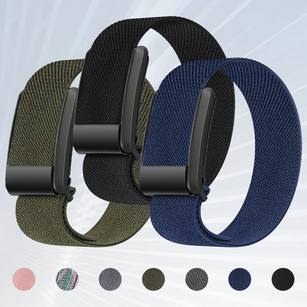Nylonbänder für Whoop 5.0 Armband, Whoop 4.0 Dehnbares Sportarmband, elastisches Ersatzarmband für Whoop 5.0 4.0 Armbänder – Detail 3