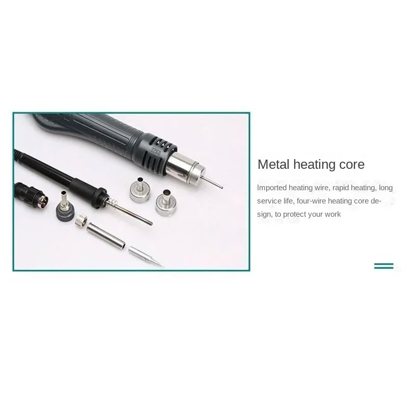 706W+ 2 In 1 SMD Rework Station Soldering Station 570W Digital Display Hot Air Gun Lead-free Solder Iron tools