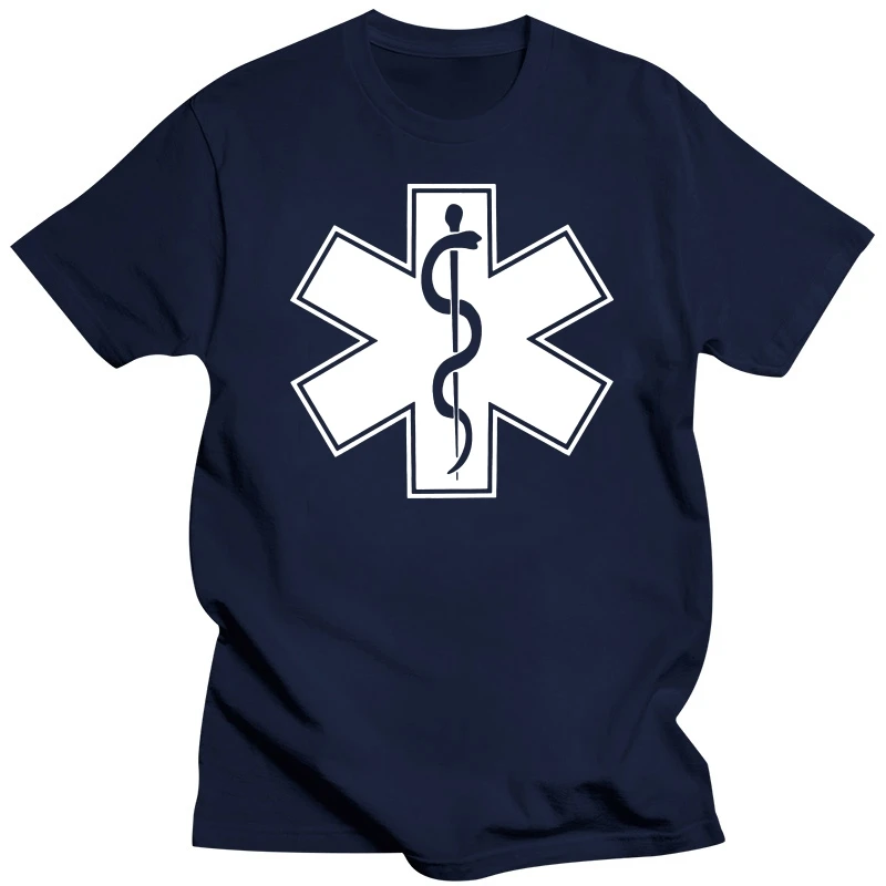 EMT Paramedic Emergency Medical Services T Shirt Men Casual T-shirt Short Sleeve Mans Cool Tops